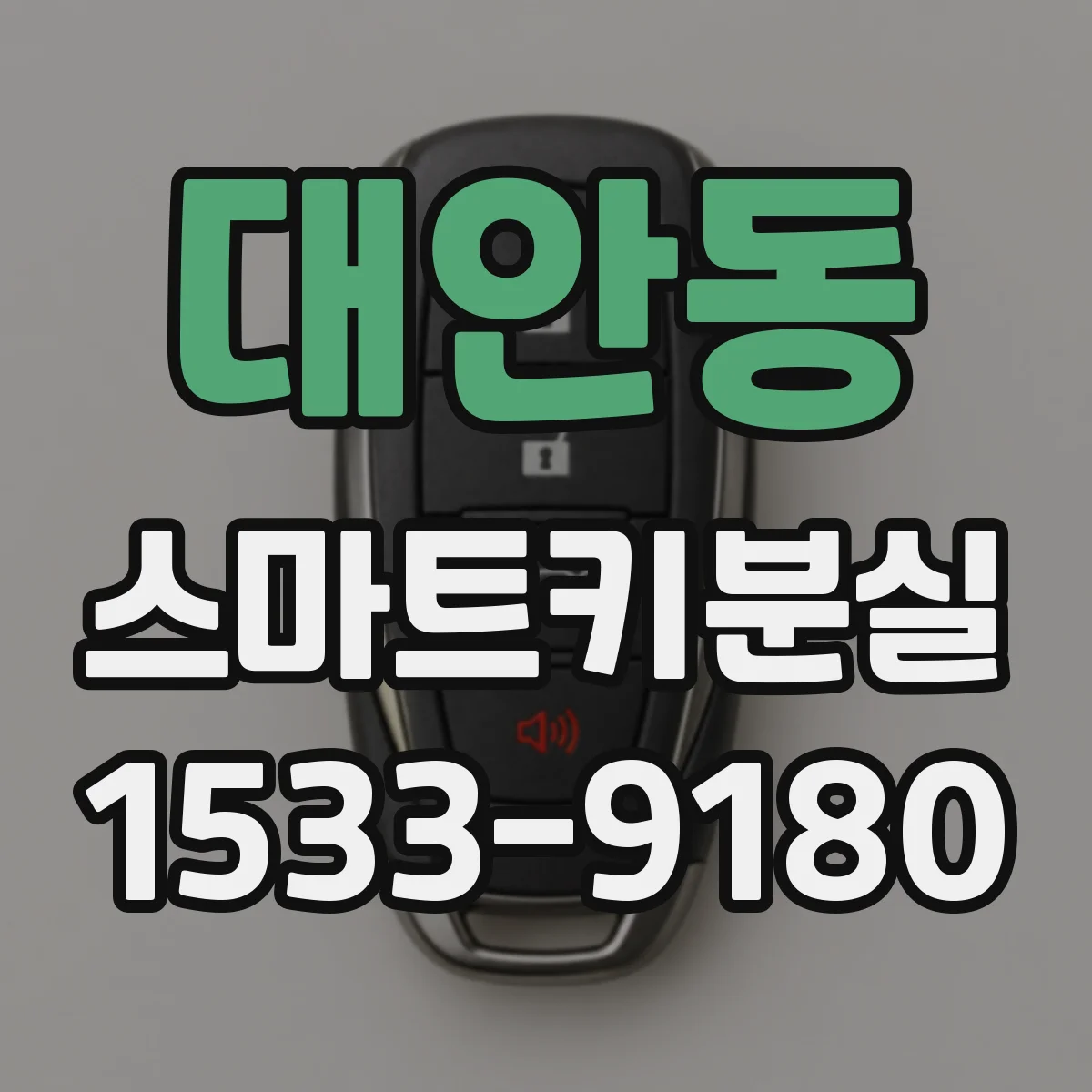 대안동 스마트키분실