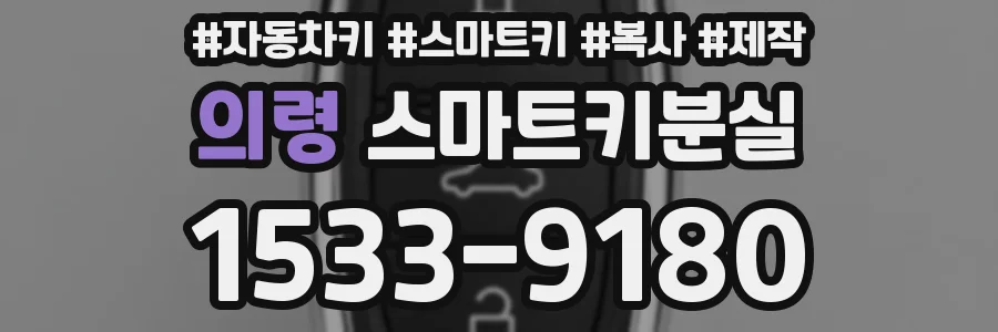 의령 스마트키분실