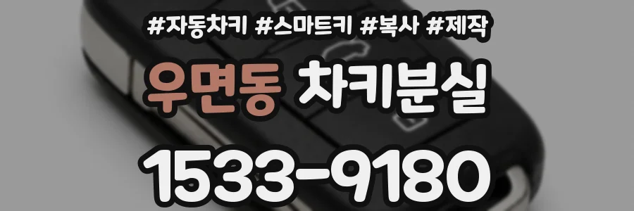 우면동 차키분실