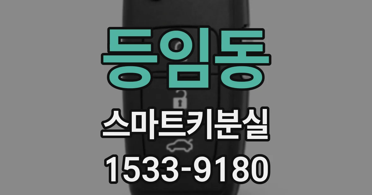 등임동 스마트키분실