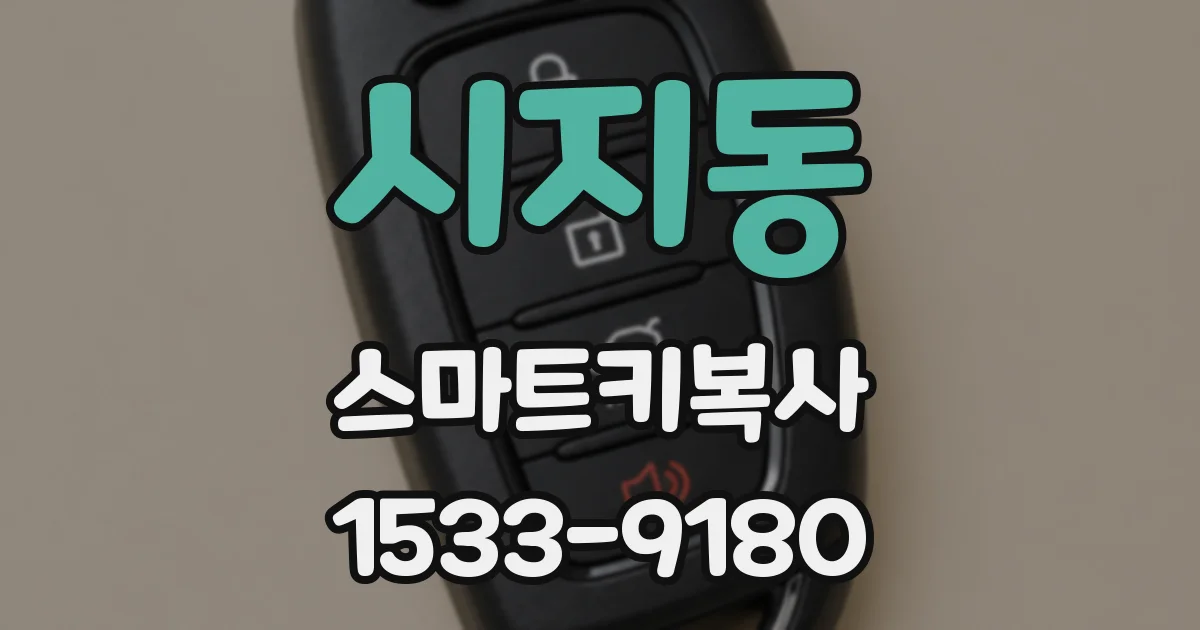 시지동 스마트키복사
