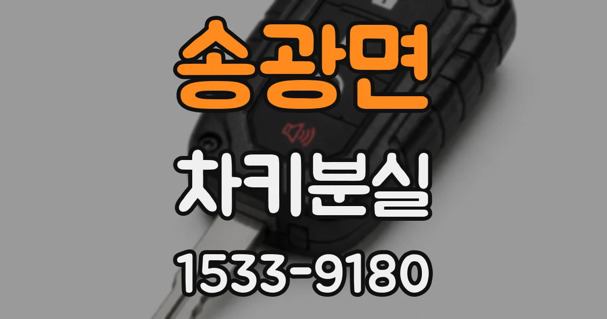 송광면 차키분실