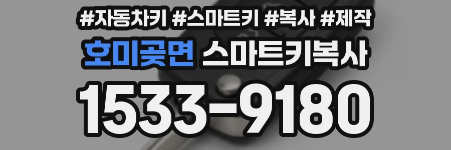 호미곶면 스마트키복사