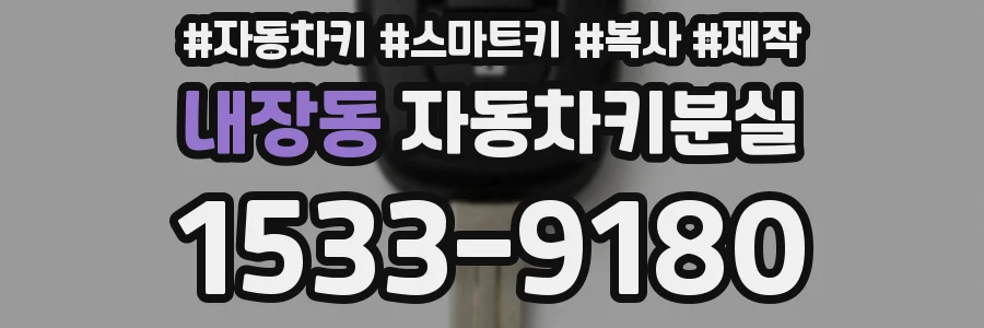내장동 자동차키분실