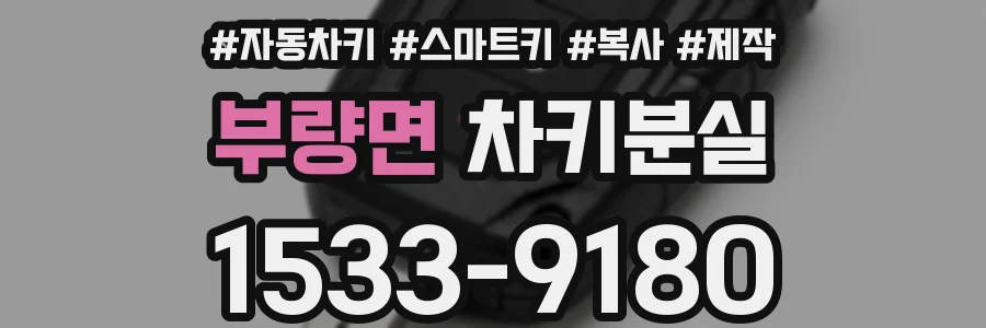 부량면 차키분실