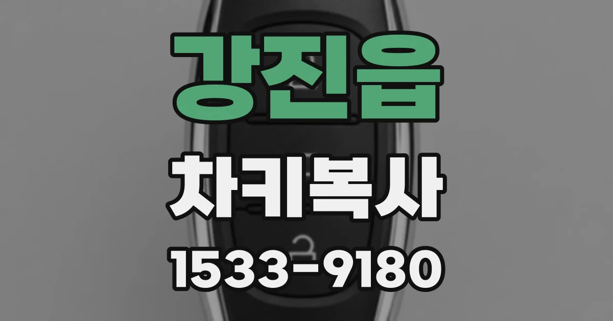 강진읍 차키복사