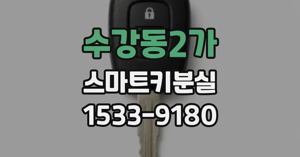 수강동2가 스마트키분실