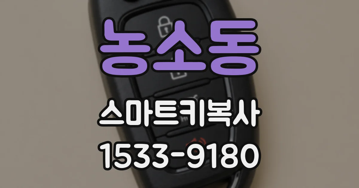 농소동 스마트키복사