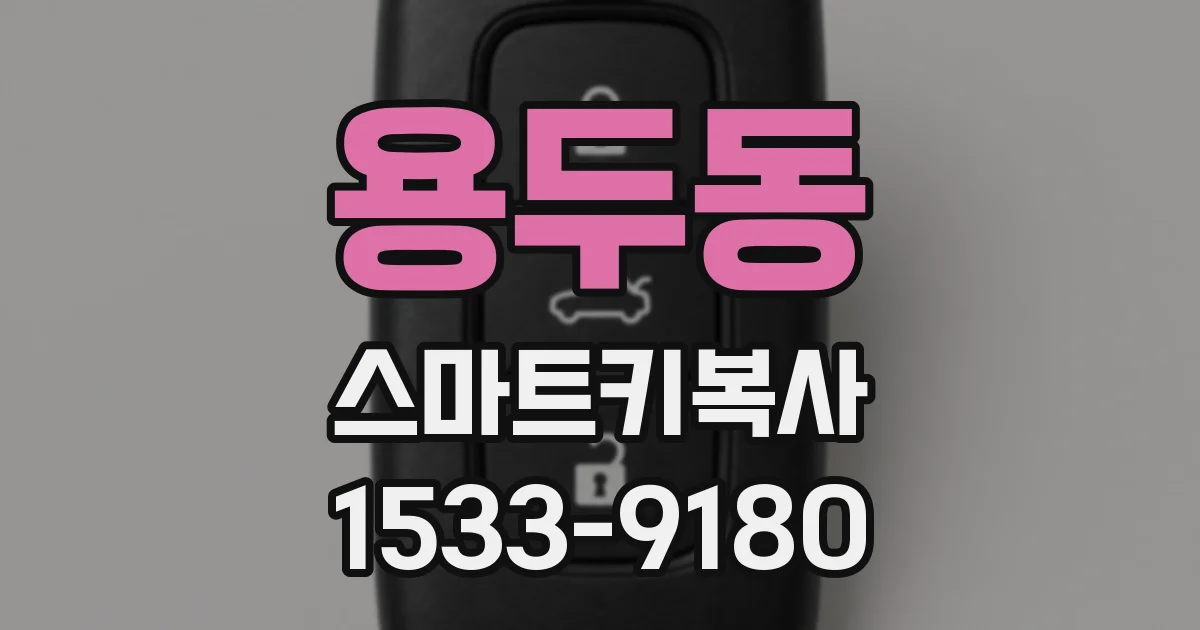 용두동 스마트키복사