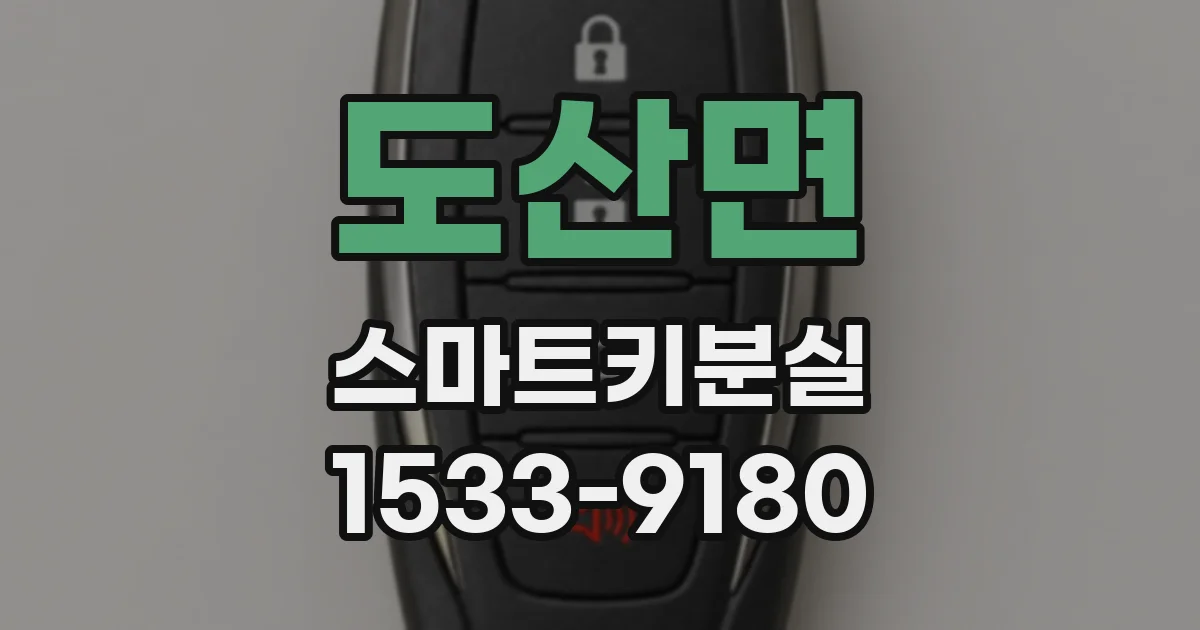 도산면 스마트키분실