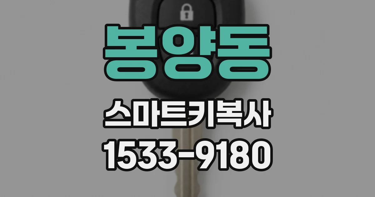 봉양동 스마트키복사
