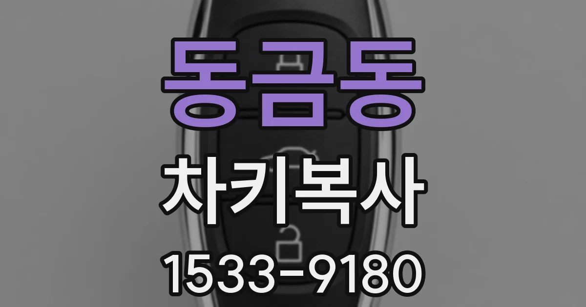 동금동 차키복사