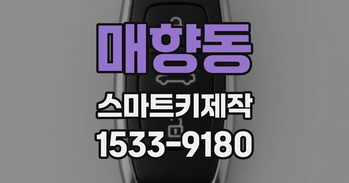 매향동 스마트키제작
