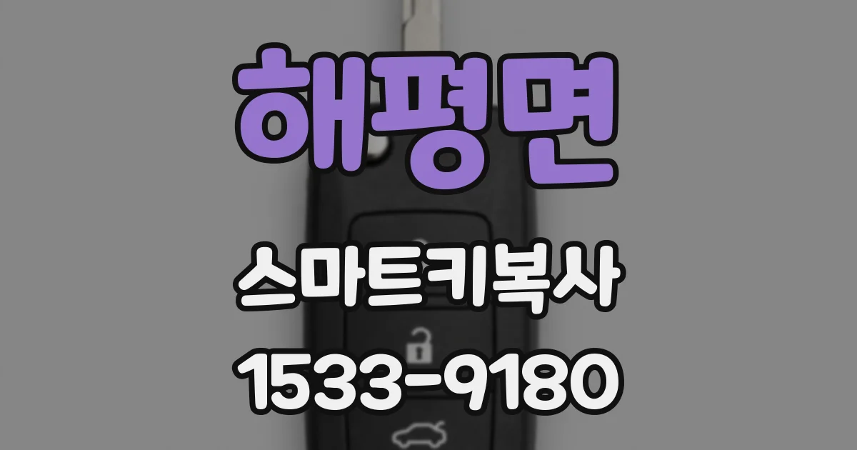 해평면 스마트키복사