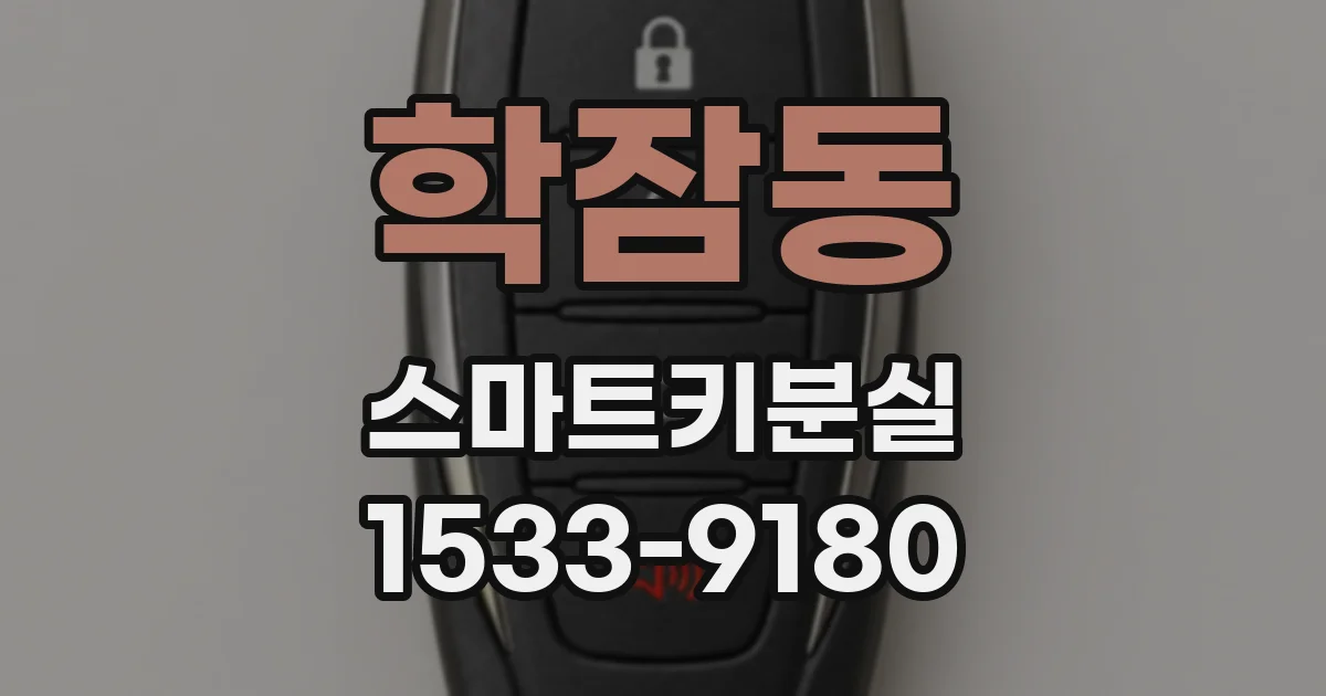 학잠동 스마트키분실