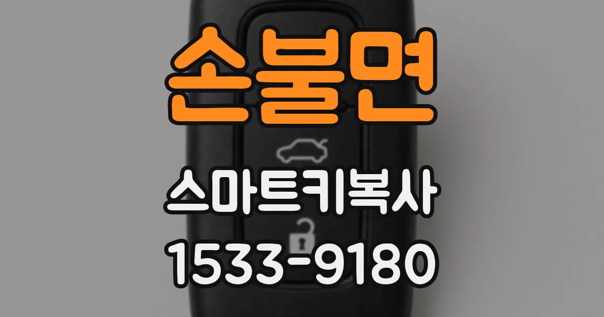 손불면 스마트키복사