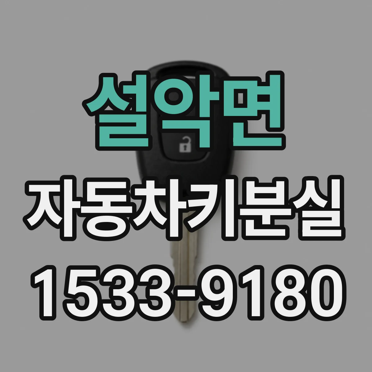 설악면 자동차키분실