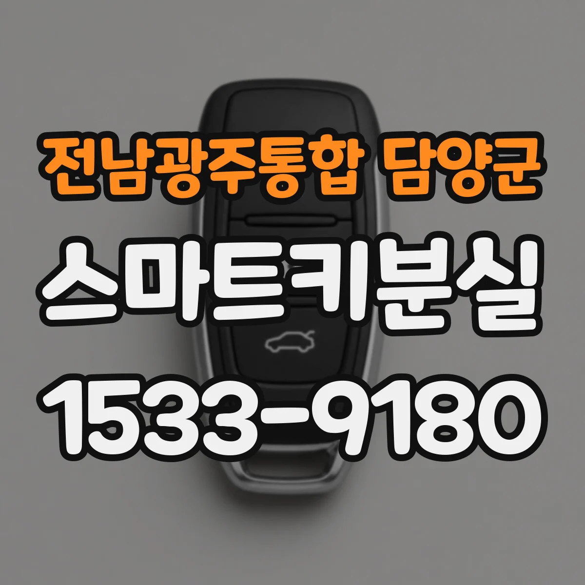 전남광주통합 담양군 스마트키분실