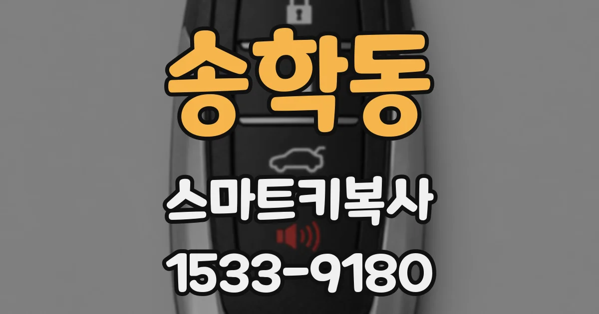 송학동 스마트키복사