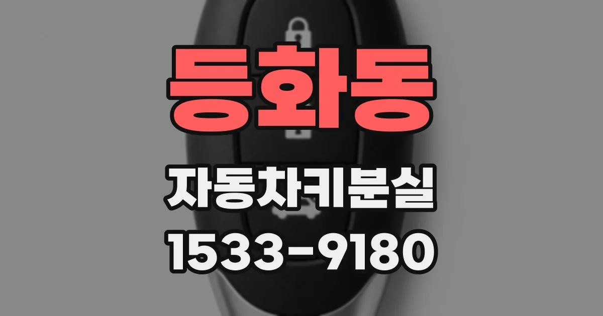 등화동 자동차키분실