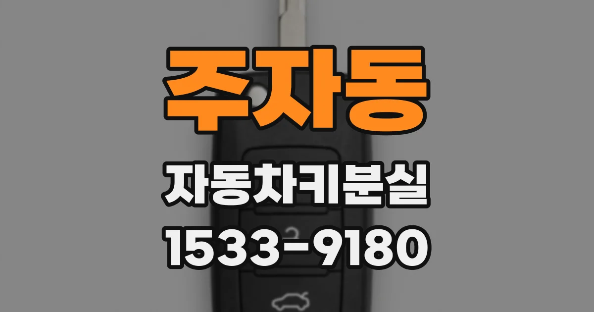 주자동 자동차키분실