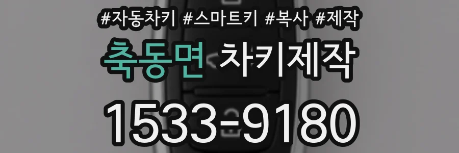 축동면 차키제작