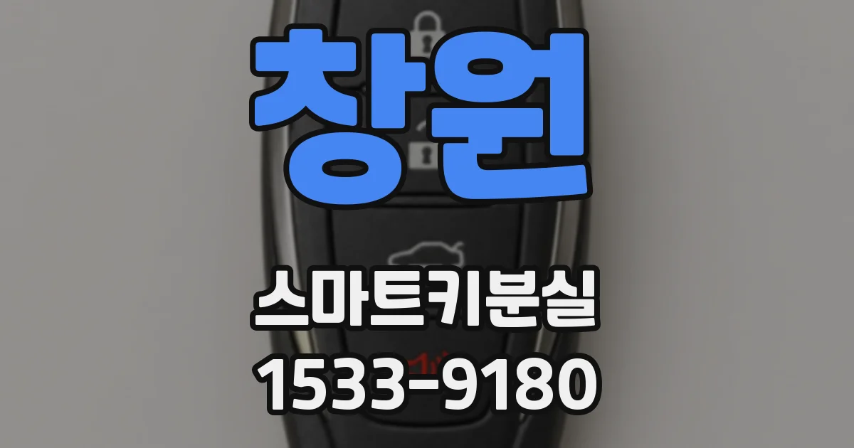 창원 스마트키분실