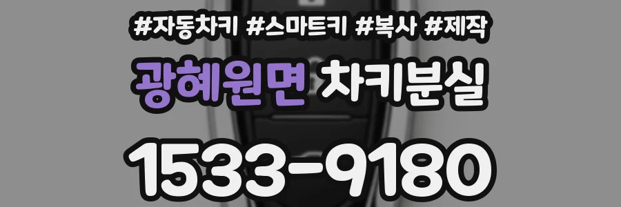 광혜원면 차키분실