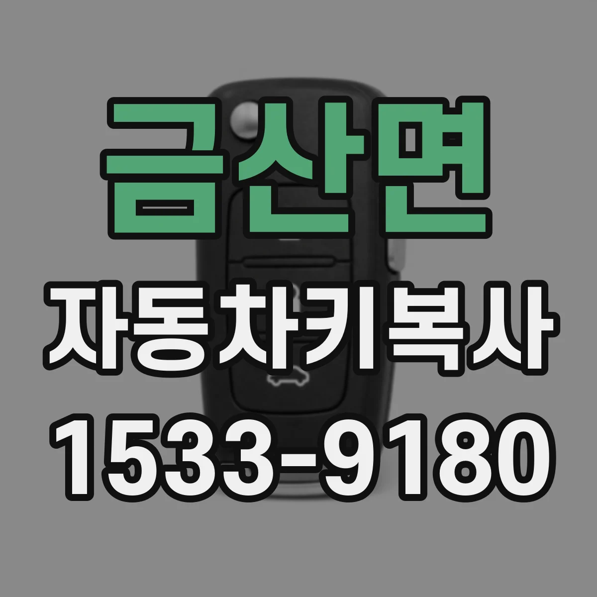 금산면 자동차키복사