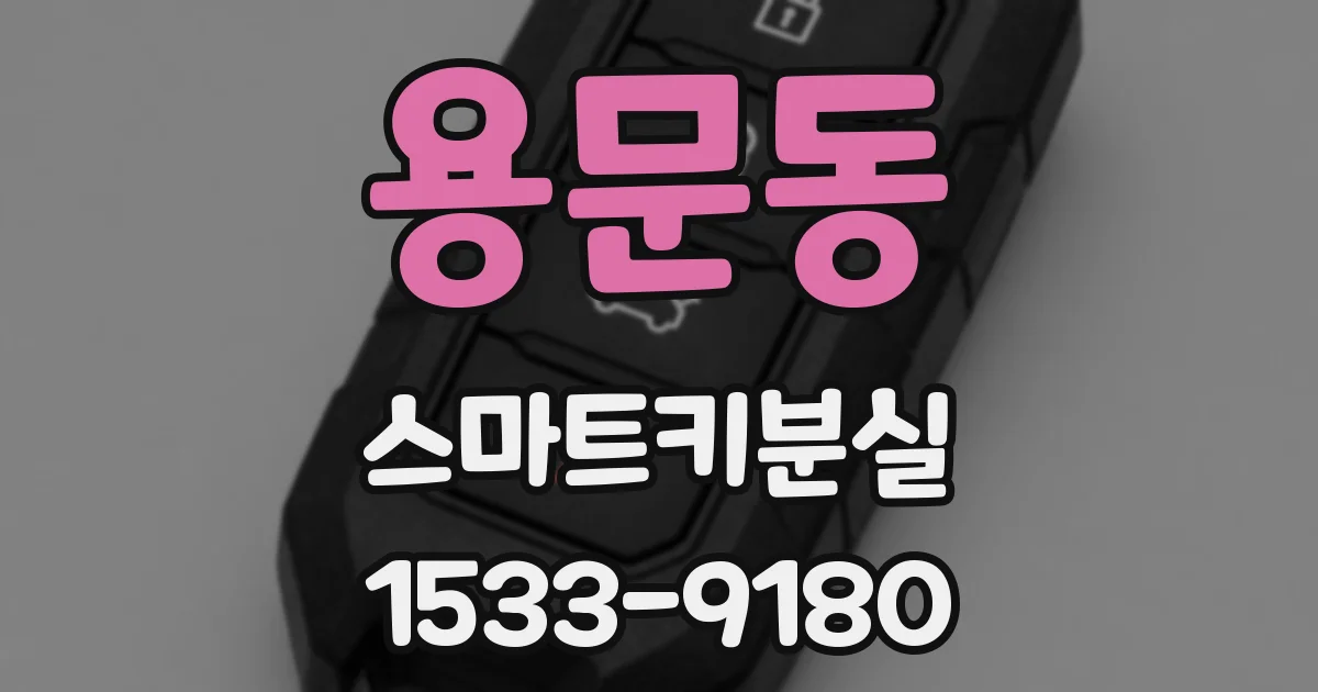 용문동 스마트키분실