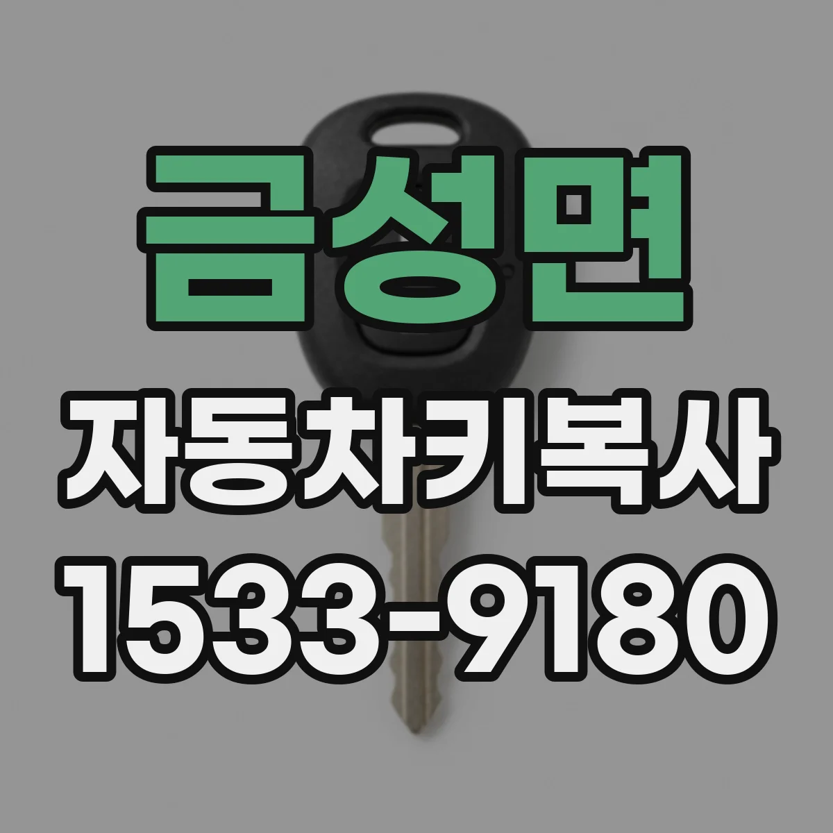 금성면 자동차키복사