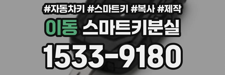 이동 스마트키분실