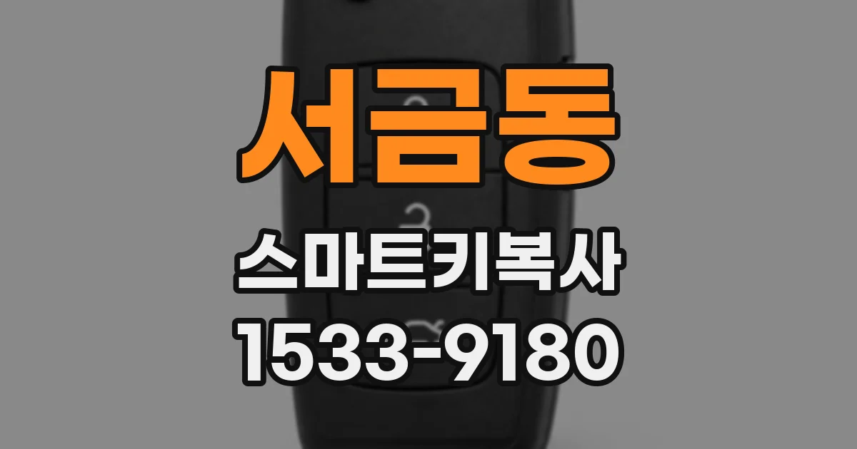 서금동 스마트키복사