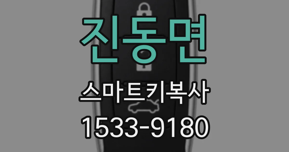 진동면 스마트키복사