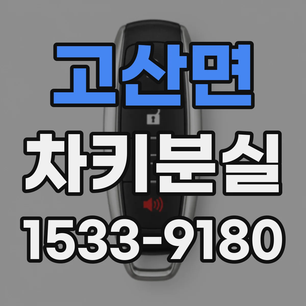 고산면 차키분실
