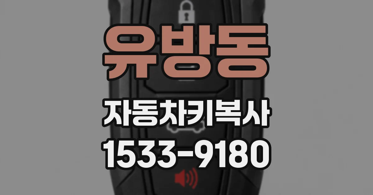유방동 자동차키복사