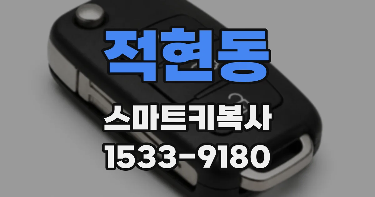 적현동 스마트키복사