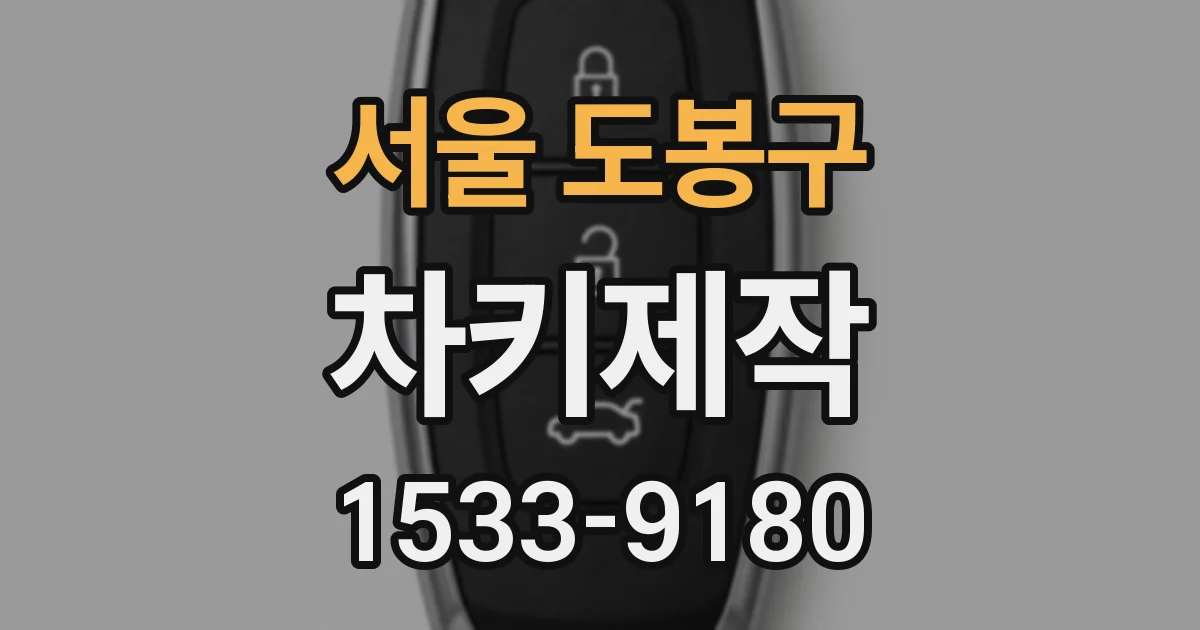 서울 도봉구 차키제작