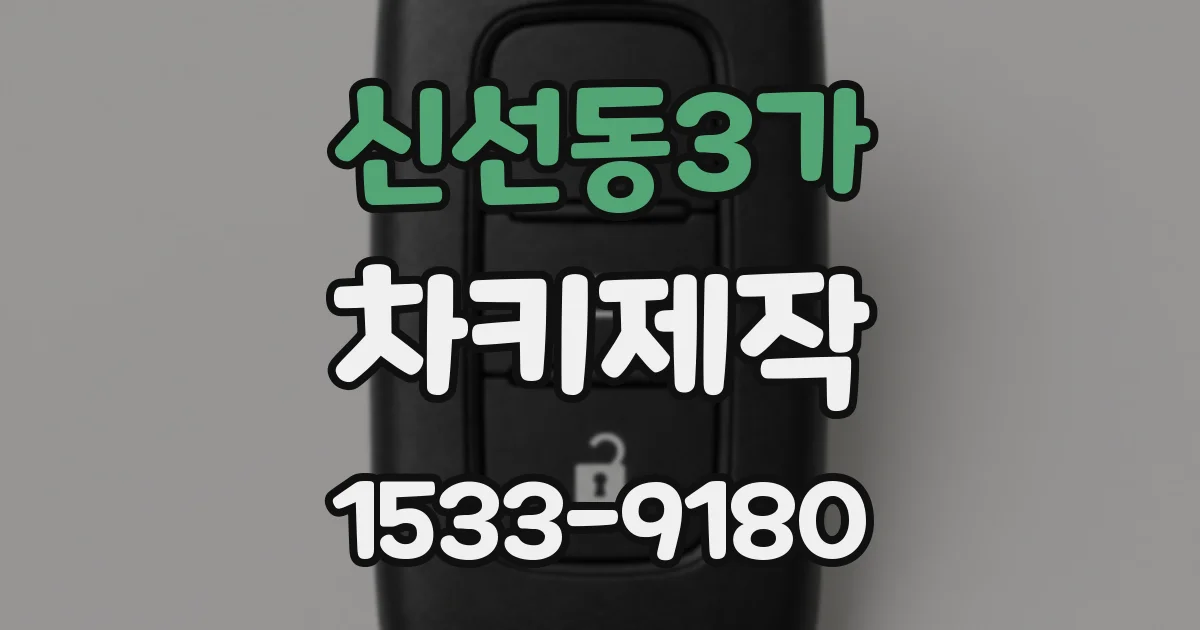 신선동3가 차키제작