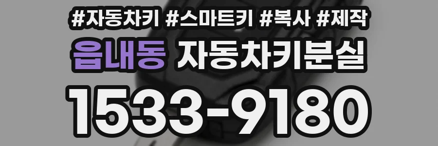 읍내동 자동차키분실
