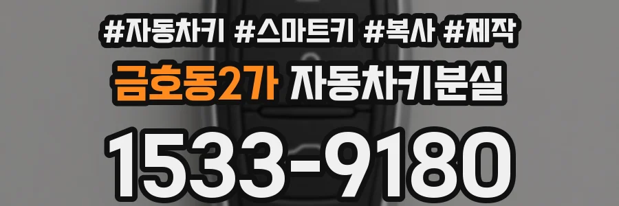 금호동2가 자동차키분실