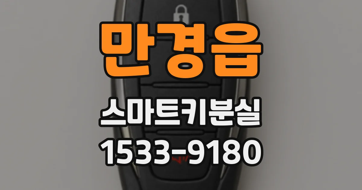 만경읍 스마트키분실