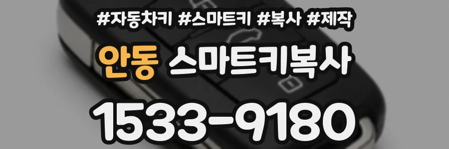 안동 스마트키복사
