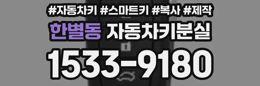 한별동 자동차키분실