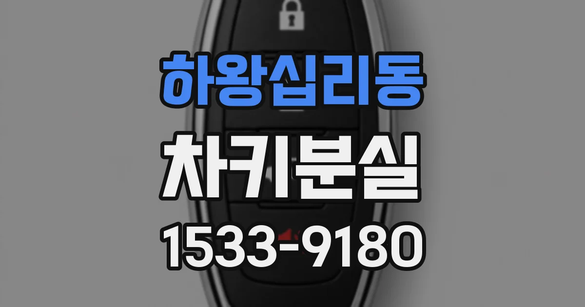 하왕십리동 차키분실