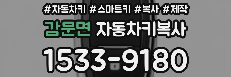 감문면 자동차키복사