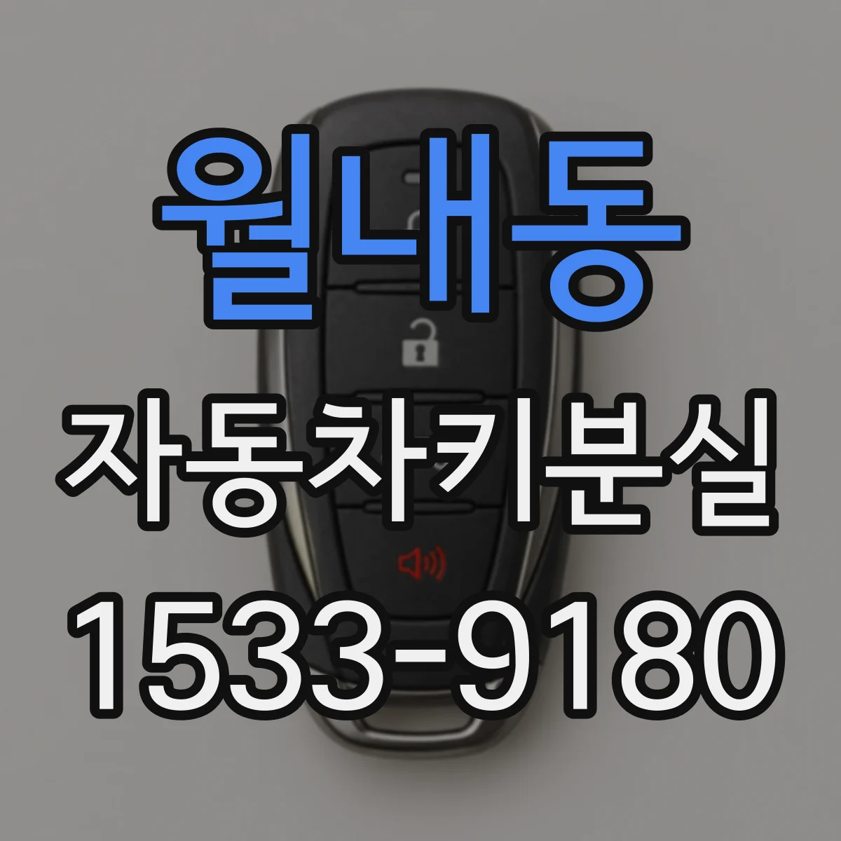 월내동 자동차키분실