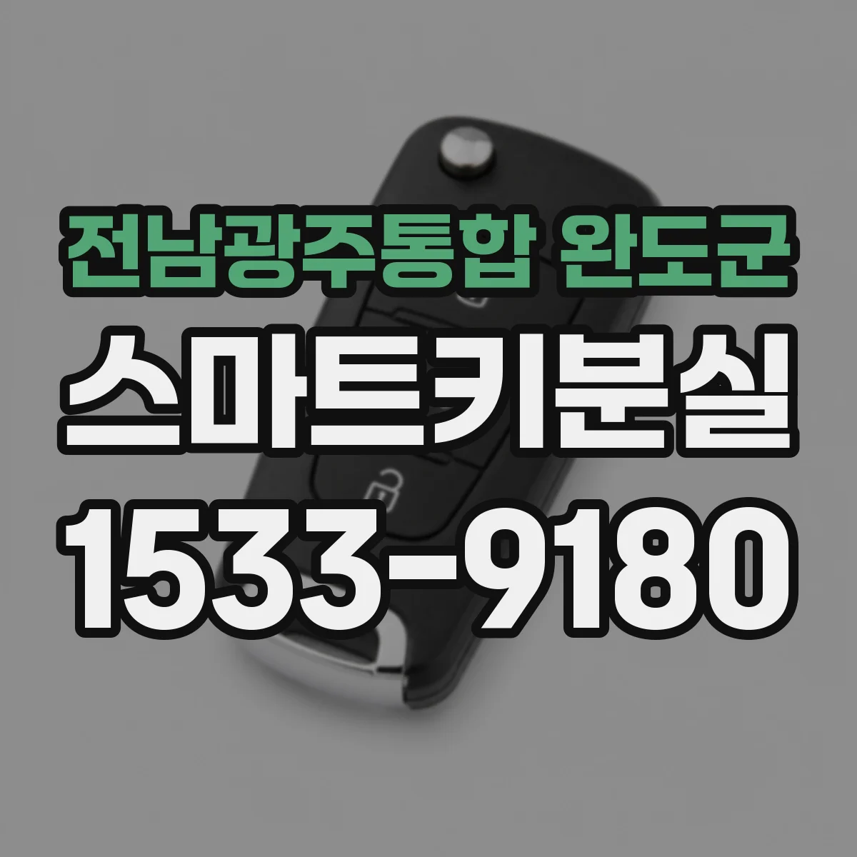 전남광주통합 완도군 스마트키분실