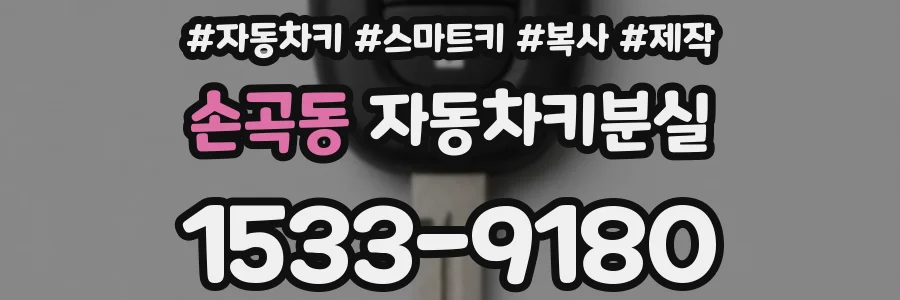 손곡동 자동차키분실