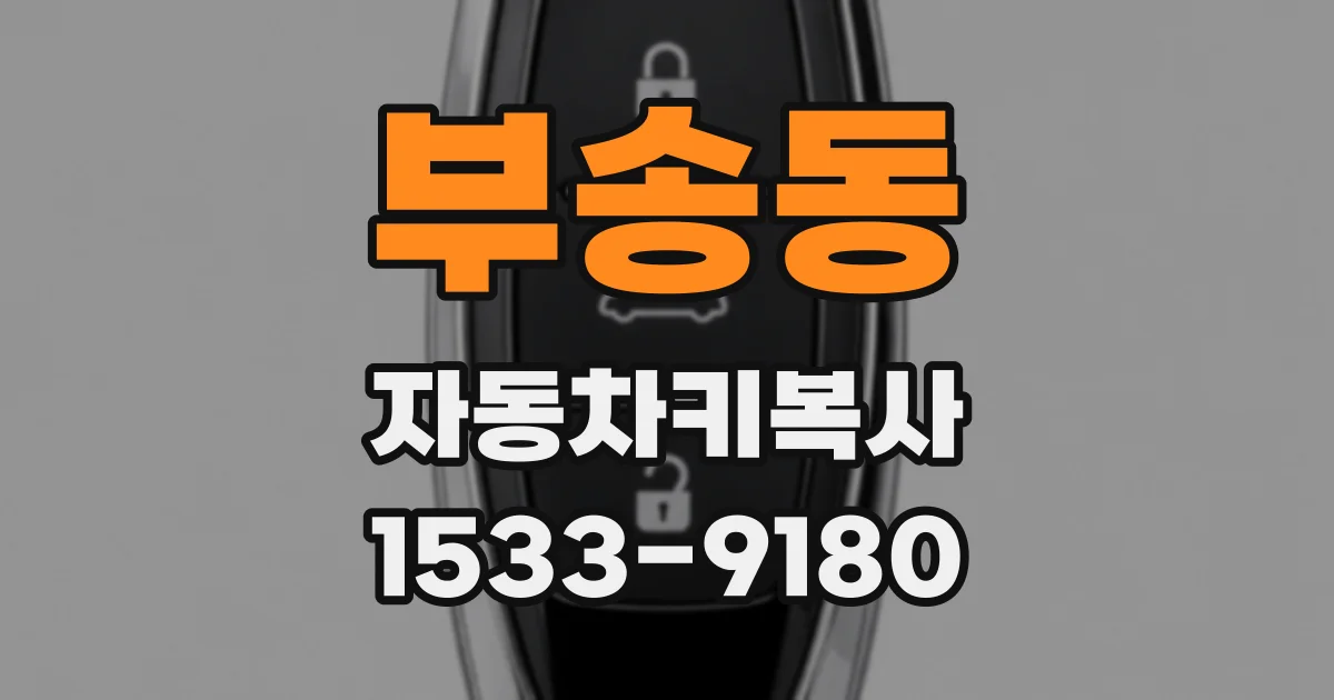 부송동 자동차키복사